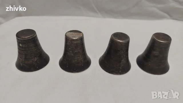 4 бр.Дълбоко- посребърни чашки, снимка 6 - Нумизматика и бонистика - 50624521