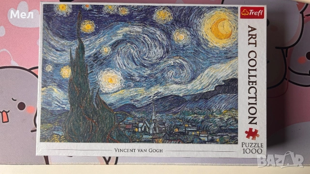Пъзел Trefl Ван Гог - Звездна Нощ, 1000 части