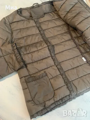 Дамско яке цвят каки с къдрички, снимка 7 - Якета - 50424272