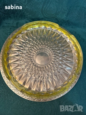 Плата/подноси от кристално стъкло за торта Walther Glas, снимка 6 - Сервизи - 53037113