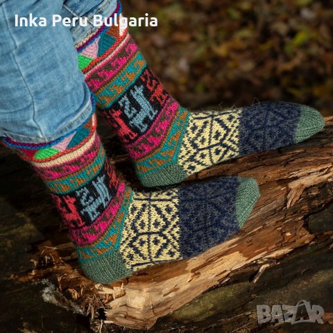  Перуански чорапи модел Уанкавелика различни цветове , снимка 10 - Дамски чорапи - 42961634