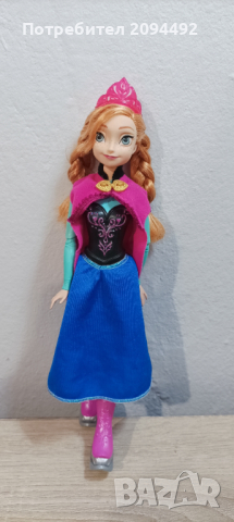 НАМАЛЕНА Кукла Анна от Замръзналото кралство, снимка 1 - Кукли - 44864959