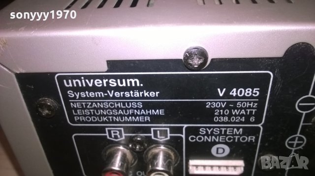universum v 4085-stereo amplifier-внос швеицария, снимка 7 - Ресийвъри, усилватели, смесителни пултове - 27038368