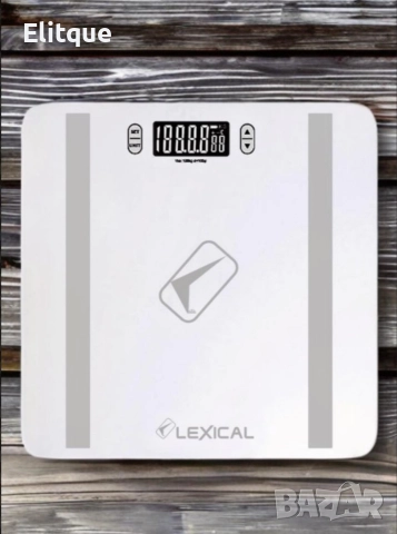 Електронен кантар с LSD дисплей и функция за памет до 10 човека Lexical LBS-4360, снимка 3 - Друга електроника - 52870879