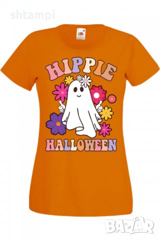 Дамска тениска Hippie Halloween,Halloween,Хелоуин,Празник,Забавление,Изненада,Обичаи,, снимка 9 - Тениски - 38146774