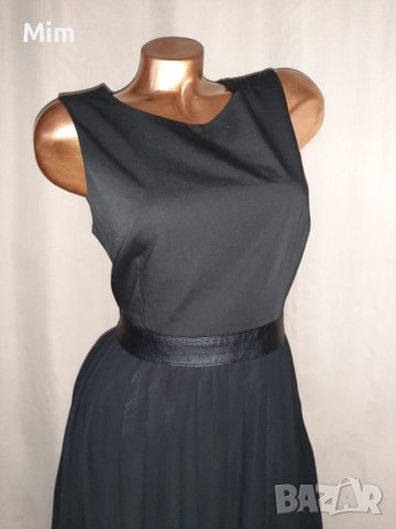 Н&М  42 Черна рокля солей с гол гръб , снимка 10 - Рокли - 40673746