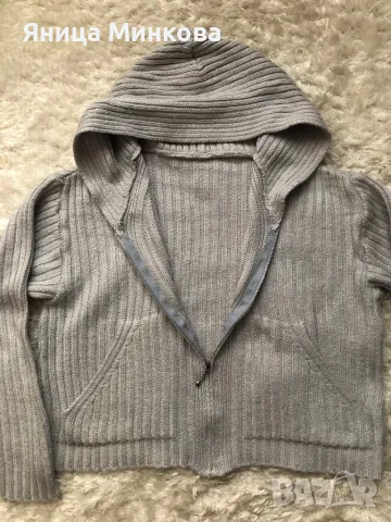 Дамска жилетка с качулка, снимка 6 - Жилетки - 47517848