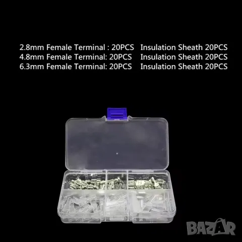 Набор от женски клеми - 60 броя, снимка 4 - Друга електроника - 48061203