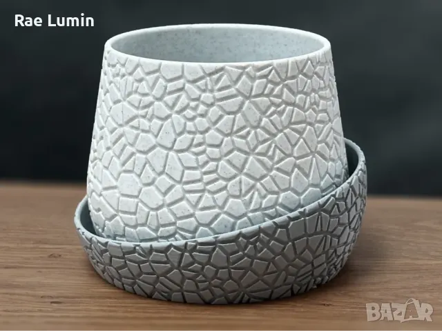 Саксия с ефект на камък, снимка 1