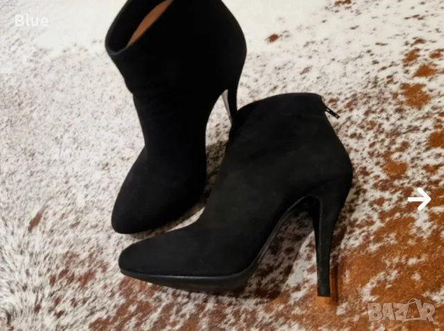 ❤️ Черни елегантни боти "Cristhelen B." от ес, снимка 2 - Дамски боти - 47571313