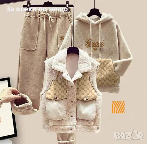 Дамски комплект Gucci - 2 налични цвята Код D1422, снимка 3 - Спортни екипи - 48135613