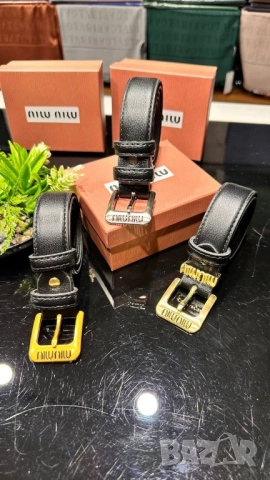 колани от естествена кожа в кутия valentino garavani miu miu , снимка 7 - Колани - 51550090