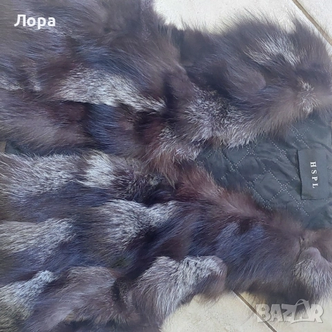 Дамски елек естествен косъм от лисица , снимка 3 - Елеци - 52177299