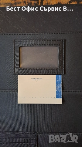 папка луксозна за документи без/с цип Марксман Marksman черен размер А4, снимка 4 - Ученически пособия, канцеларски материали - 52317671