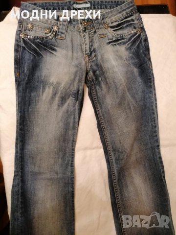 ОРИГИНАЛНИ дамски дънки ROBERTO CAVALLI, снимка 11 - Дънки - 20801958