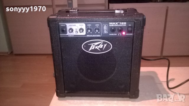 ПОРЪЧАНО-peavey max 126 guitar amplifier-trans tube-внос швеицария