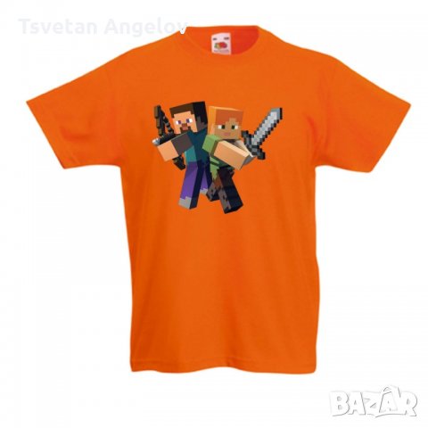Детска тениска майнкрафт Minecraft 6, снимка 4 - Детски тениски и потници - 32697331
