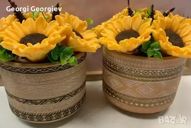 Цветя изработени с глицеринов ароматен сапун универсален магазин 29 етаж 1 Стара Загора Център , снимка 18 - Изкуствени цветя - 48724317