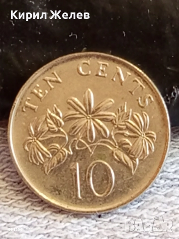 Лот монети от цял свят 8 броя АМЕРИКА, СИНГАПУР, АНГЛИЯ 51911, снимка 10 - Нумизматика и бонистика - 52387694