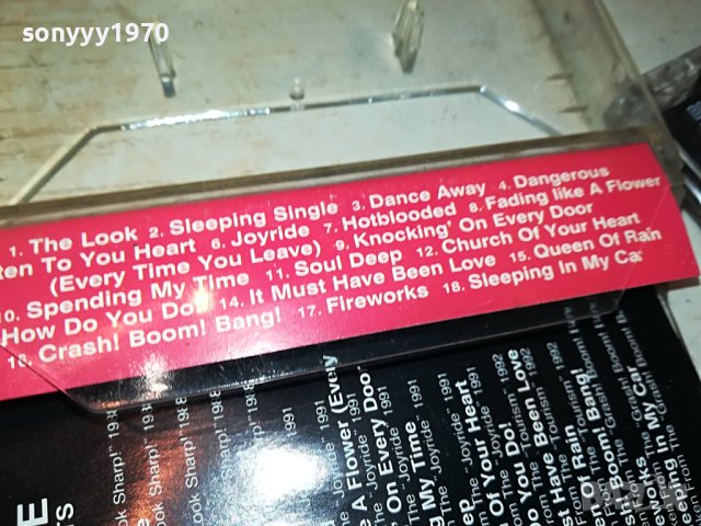 ЗАЯВЕНА-roxette-касета 1805231611, снимка 10 - Аудио касети - 40747973