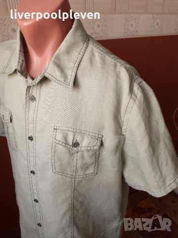 👉Разпродажба!Ленена Calvin Klein Original ХL, снимка 2 - Ризи - 33390634