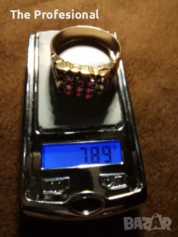 Мъжки златен пръстен, снимка 9 - Пръстени - 49548734