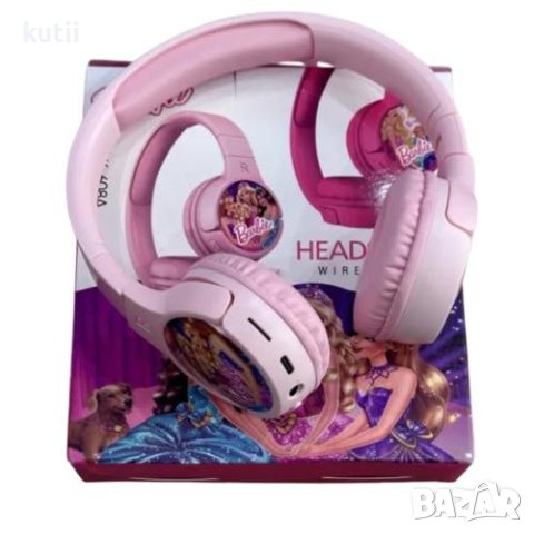  ПРОМОЦИЯ  на Безжични слушалки с вграден микрофон Barbie, сгъваеми и регулируеми ПРОМО ЦЕНА 34 ЛВ, снимка 3 - Други - 43847605