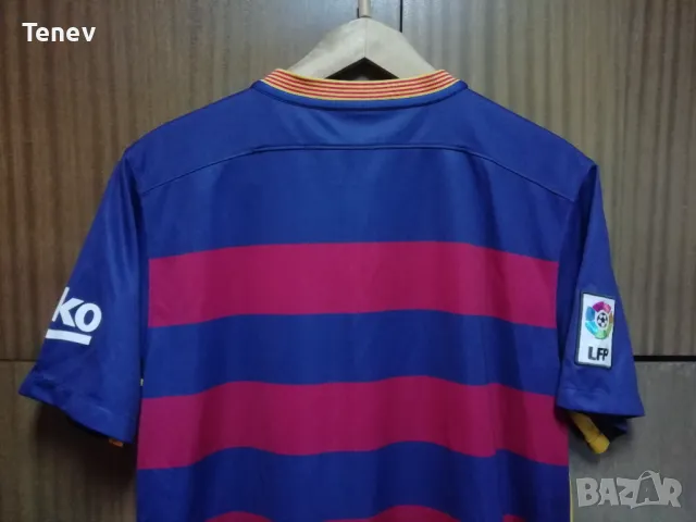 Barcelona Nike 2015/2016 оригинална тениска фланелка Барселона размер L, снимка 3 - Тениски - 49091883