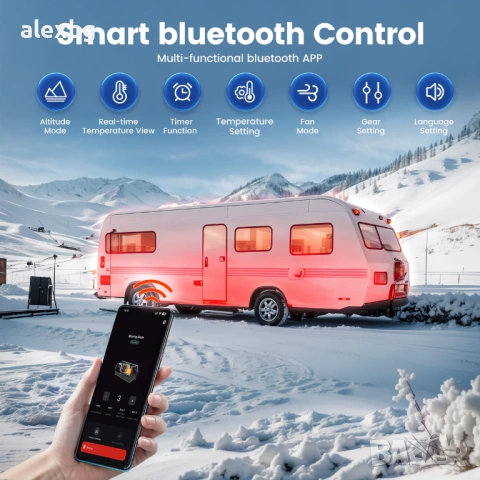 Diesel heater дизелова мобилна печка, снимка 6 - Отоплителни печки - 53198474