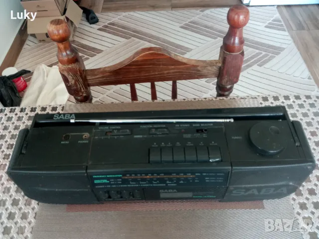 Радиокасетофон САББА.Не работи(ремонт .части)., снимка 2 - Радиокасетофони, транзистори - 50307265