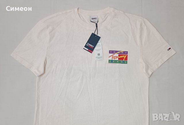 Tommy Jeans T-Shirt оригинална тениска XL памучна фланелка, снимка 2 - Тениски - 43501552
