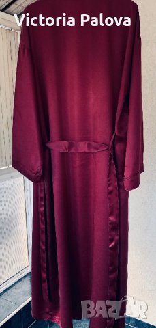 Луксозен дълъг копринен халат COLLECTION , снимка 3 - Други - 43492820