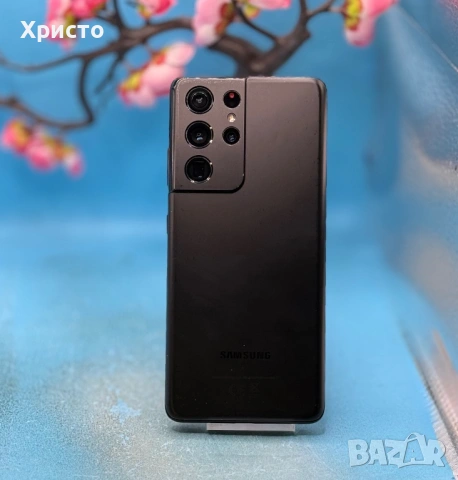 Samsung Galaxy S21 Ultra, Dual SIM, 256GB, 12GB RAM, 5G, Phantom Black , снимка 5 - Samsung - 53137565