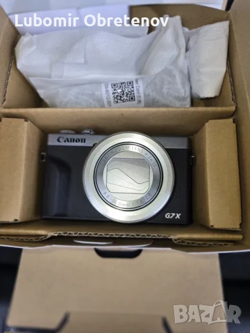 Canon PowerShot G7 X Mark III Silver, снимка 2 - Фотоапарати - 53563960