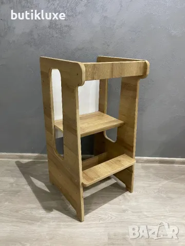 Обучителна кула Монтесори 3в1, снимка 10 - Мебели за детската стая - 47986409