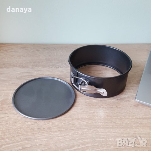 2467 Малка кръгла форма за печене с падащо дъно 12x5cm, снимка 4 - Форми - 35606480