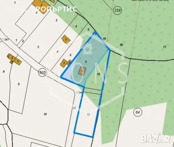 Парцел  в с. Габровци, обл. В. Търново