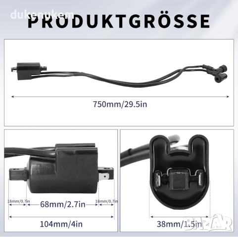 Комплект запалителни бобини (2 бр.) за Suzuki GSX-R750/ GSX-R1100/GSX 600 и др., снимка 5 - Аксесоари и консумативи - 52048833