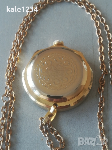 Дамски часовник, медальон. Riviera Electra. Swiss parts. Vintage watch. Швейцарски , снимка 5 - Дамски - 44877978