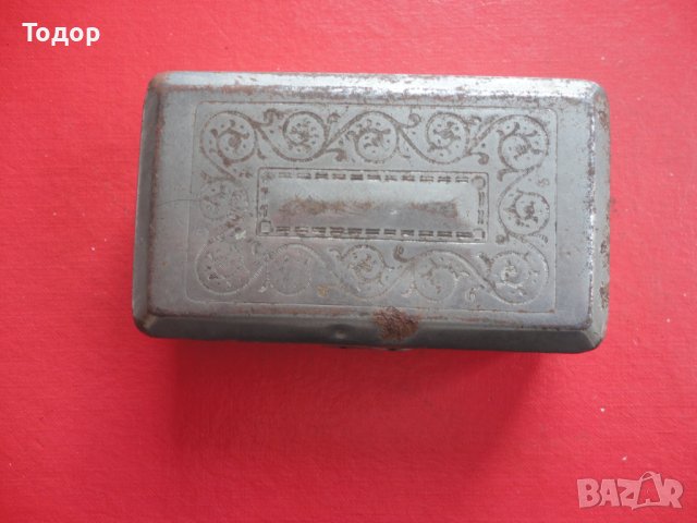 Старинна гравирана армейска кутия за тютюн , снимка 7 - Колекции - 43813533
