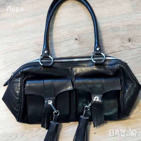 Дамска чанта естествена кожа, снимка 6 - Чанти - 48517623