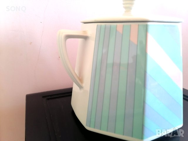 Прекрасен Голям Порцеланов Стар Немски Съд, снимка 4 - Антикварни и старинни предмети - 43780844