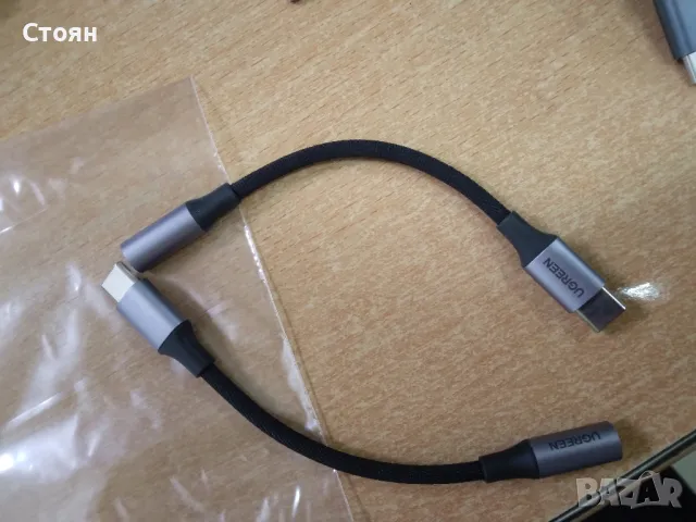 Кабел USB Type C към 3.5мм. жак, снимка 2 - Кабели и адаптери - 47783408