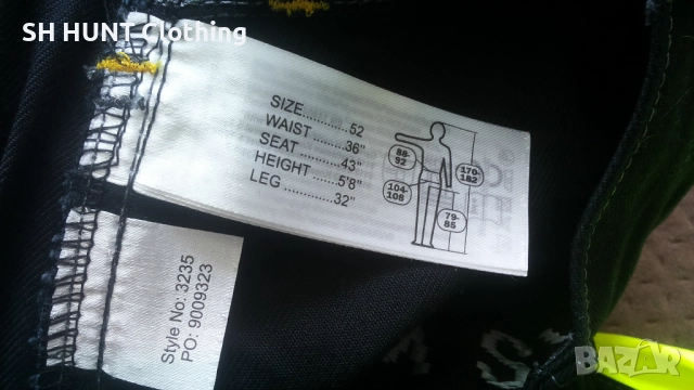Snickers 3225 High-Vis Holster Pocket Work Trousers размер 52 / L - XL работен панталон W4-484, снимка 16 - Панталони - 52025581
