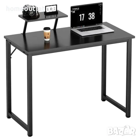 ПРОМОЦИЯ Компютърно / офис бюро, 100см - 10CZWKJK100-BK-D, снимка 1