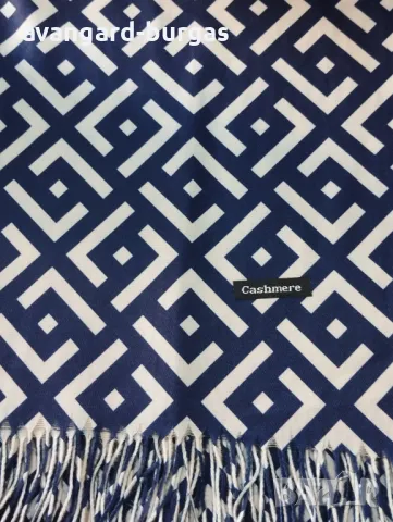 Дамски кашмирен шал, - 162, снимка 3 - Шалове - 48159216