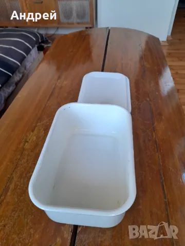 Стара емайлирана кутия за храна #7, снимка 4 - Други ценни предмети - 49546203