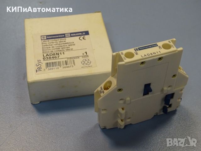 помощен контакт Telemecanique LAD8N11, снимка 6 - Резервни части за машини - 36530672