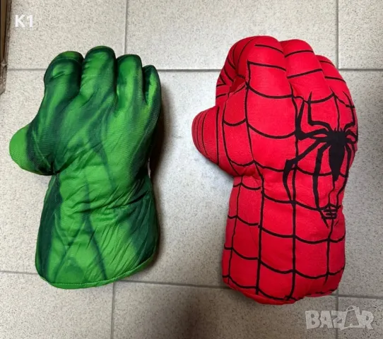 Плюшени ръкавици Спайдърмен/Хълк, плюшена ръкавица Spiderman/Hulk