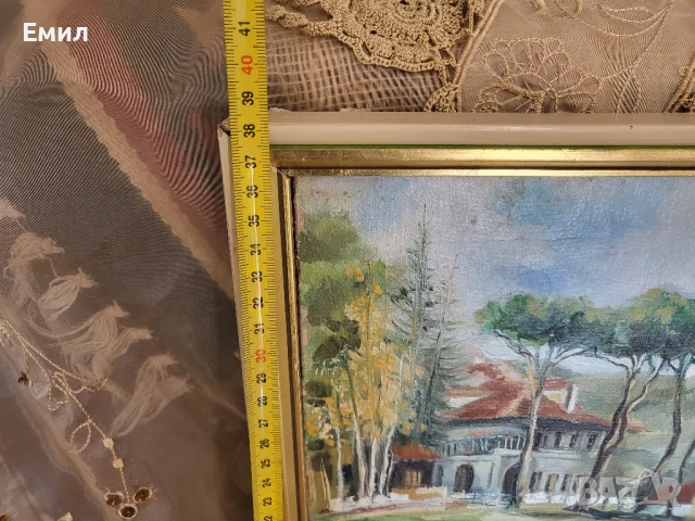 Стара картина български автор, снимка 6 - Колекции - 51007465